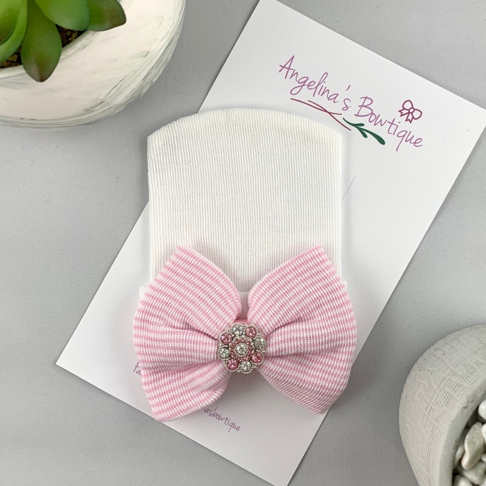Baby Girl Newborn Hospital Hat